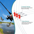 AIRKOUL 24PCS Nylon Fishing Leader Rigs with Swivels Snaps Beads by Deal US