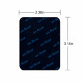 Rug Pad Grippers Double Sided Washable Rug Tape Adhesive Corners Black 4pc by Deal US