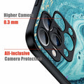 Tabavsit iPhone 15 Pro Max Case Blue Marble Shockproof Protective Cover by Deal US