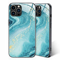 Tabavsit iPhone 15 Pro Max Case Blue Marble Shockproof Protective Cover by Deal US