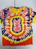 Happy Easter Women's Tie Dye Bunny Graphic T-Shirt Short Sleeve Size 5T by Deal US