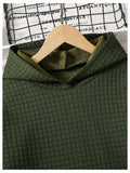 SOLY HUX Girl's Waffle Knit Hoodie Set 2PC Army Green Size 8Y by Deal US