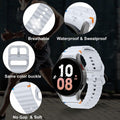 Sport Bands Compatible Samsung Galaxy Watch 7 6 5 40mm 44mm Soft Silicone by Deal US