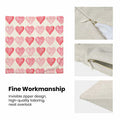 Yxuiyal Love Heart Pillow Covers 20x20 Set of 2 Valentine Linen Decor by Deal US