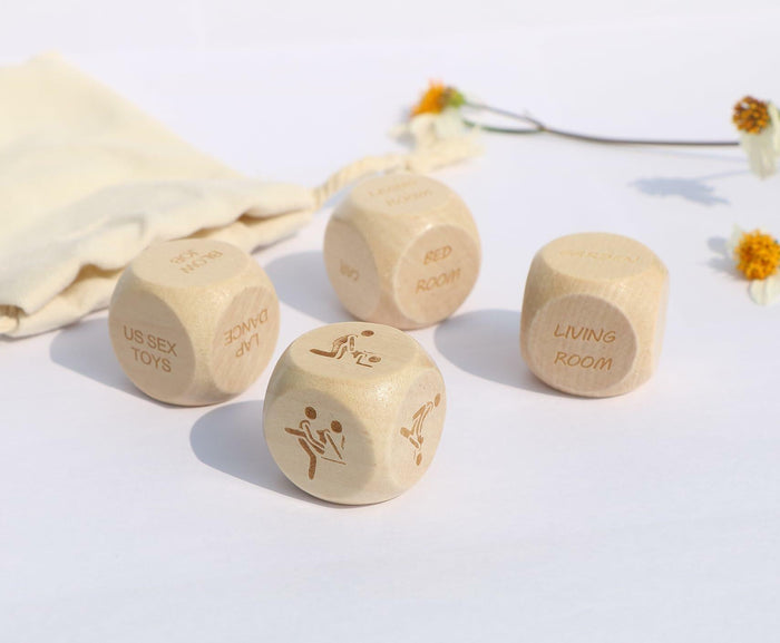 Funny Date Night Dice Set 4 PCS Love Dices Relationship Game for Adults by Deal US