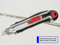 Smithline Utility Knife 18mm Retractable Razor Box Cutter SK2 Blades by Deal US