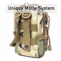 Tactical Molle Compact EDC Tool Pouch Bag US Flag Patch CP Mini Utility by Deal US
