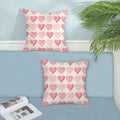 Yxuiyal Love Heart Pillow Covers 20x20 Set of 2 Valentine Linen Decor by Deal US