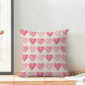 Yxuiyal Love Heart Pillow Covers 20x20 Set of 2 Valentine Linen Decor by Deal US