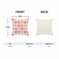 Yxuiyal Love Heart Pillow Covers 20x20 Set of 2 Valentine Linen Decor by Deal US