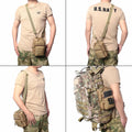 Tactical Molle Compact EDC Tool Pouch Bag US Flag Patch CP Mini Utility by Deal US