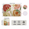 Casaido Faux Leather Placemats Set of 4 with Coasters 17x12 inches Dining Table by Deal US