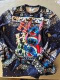 GEPOS Long Sleeve Patterned Holiday Sweater Size S by Deal US