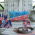 CHANGE MOORE 4th of July Patriotic Throw Pillow Cover 20x12 USA 1pcs by Deal US