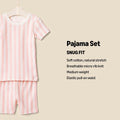 Amazon Essentials Sofia Grainge Unisex Toddler Pajama Set 4T Pink Stripe by Deal US
