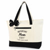 KUIRAN Canvas Tote Bag for Mom Hospital Shopping Beach Gifts from Family