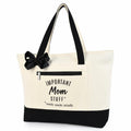 KUIRAN Canvas Tote Bag for Mom Hospital Shopping Beach Gifts from Family by Deal US