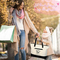 KUIRAN Canvas Tote Bag for Mom Hospital Shopping Beach Gifts from Family by Deal US