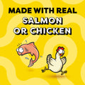 BestBy12/26 Temptations Creamy Puree Cat Treats Chicken & Salmon 16 Pouches by Deal US