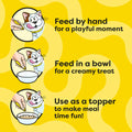 BestBy12/26 Temptations Creamy Puree Cat Treats Chicken & Salmon 16 Pouches by Deal US