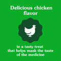 BestBy07/25 Greenies Feline Pill Pockets Cat Treats Chicken Flavor 3oz 85ct by Deal US