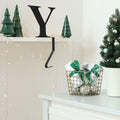 MorningRo Metal Christmas Stocking Holder Letter Y 6 Inch Mantel Decor by Deal US