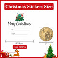 Joycraft 120Pcs Merry Christmas Stickers 2in 12 Styles Holiday Labels by Deal US
