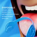 GRIN Disposable Tongue Cleaner 48 Ct Dual Edge Scraper Fresh Breath by Deal US