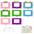 VIKILON 24 Pack Paper Picture Frames Kids Craft Kits School Classroom Fun by Deal US