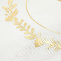 Glamlily Gold Initial I Personalized Makeup Bag White 10x3x6 In by Deal US