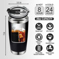 Fathers Day Gifts for Dad from Daughter Son Kids - 20oz Tumbler Cup by Deal US