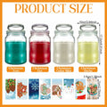 Tioncy Christmas Scented Candle Gift Set 68oz 4 Pcs Apple Cookies Mint by Deal US