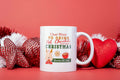 Tiberias Christmas Coffee Mug Ceramic Tea 11 Oz Holiday Gift Box by Deal US