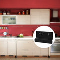 RSSCIIIUL Foot Pull for Trash Cabinet Drawer Full Overlay Black by Deal US