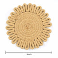 AHHFSMEI 8 Inch Heat Resistant Trivets Pot Holders 4pcs Light Brown by Deal US