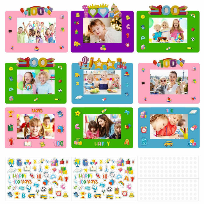 VIKILON 24 Pack Paper Picture Frames Kids Craft Kits School Classroom Fun by Deal US