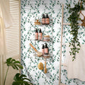Erfoni Floral Peel and Stick Wallpaper 17.7x118.1 Black Yellow Boho Decor by Deal US