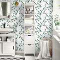 Erfoni Floral Peel and Stick Wallpaper 17.7x118.1 Black Yellow Boho Decor by Deal US
