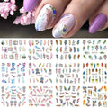 Feather Nail Water Sticker Decals Dream Catcher Colorful 12PCS Nail Art by Deal US