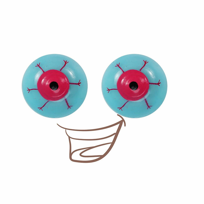 Soayone Luminous Horror Eyeballs Blue 2 Count Scary Glow Halloween by Deal US