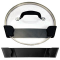Pot Lid Wall Organizer Clips Stick-On 6" & 9" Sizes Pack of 2 by Deal US