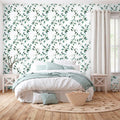 Erfoni Floral Peel and Stick Wallpaper 17.7x118.1 Black Yellow Boho Decor by Deal US