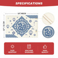 Artoid Mode Zodiac Snake Lantern Red Round Placemats 14in Set of 4 by Deal US
