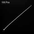 MECCANIXITY 3/16x18in Nylon Cable Zip Ties Self-Locking White 100pcs by Deal US