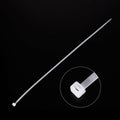 MECCANIXITY 3/16x18in Nylon Cable Zip Ties Self-Locking White 100pcs by Deal US