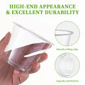 WELLIFE 9oz Clear Plastic Cups 200 Pack Disposable Party Glasses Wine Cold by Deal US