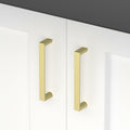 homdiy 10Pack 5in Matte Black Cabinet Handles 128mm Hole Centers by Deal US