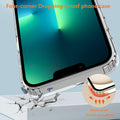 LORYVAN Magnetic Clear Case iPhone 12/12 Pro Floral Blue 6.1" by Deal US