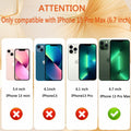 LORYVAN Magnetic Clear Case iPhone 12/12 Pro Floral Blue 6.1" by Deal US