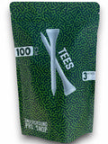 Underground Pro Shop Wood Golf Tees 3" Standard White Resealable Pack by Deal US